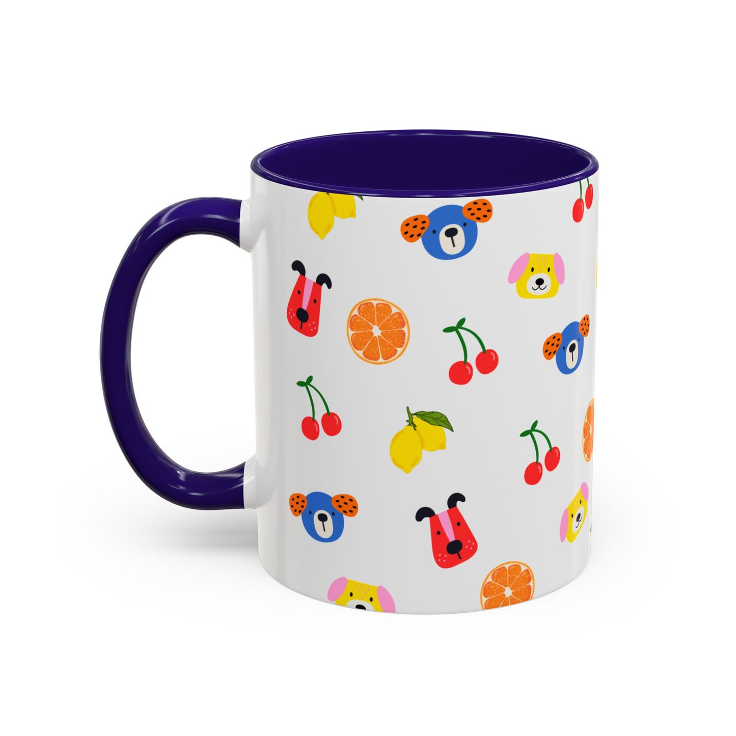 Fruit & Pup Mug – 11oz 🍓🐶☕