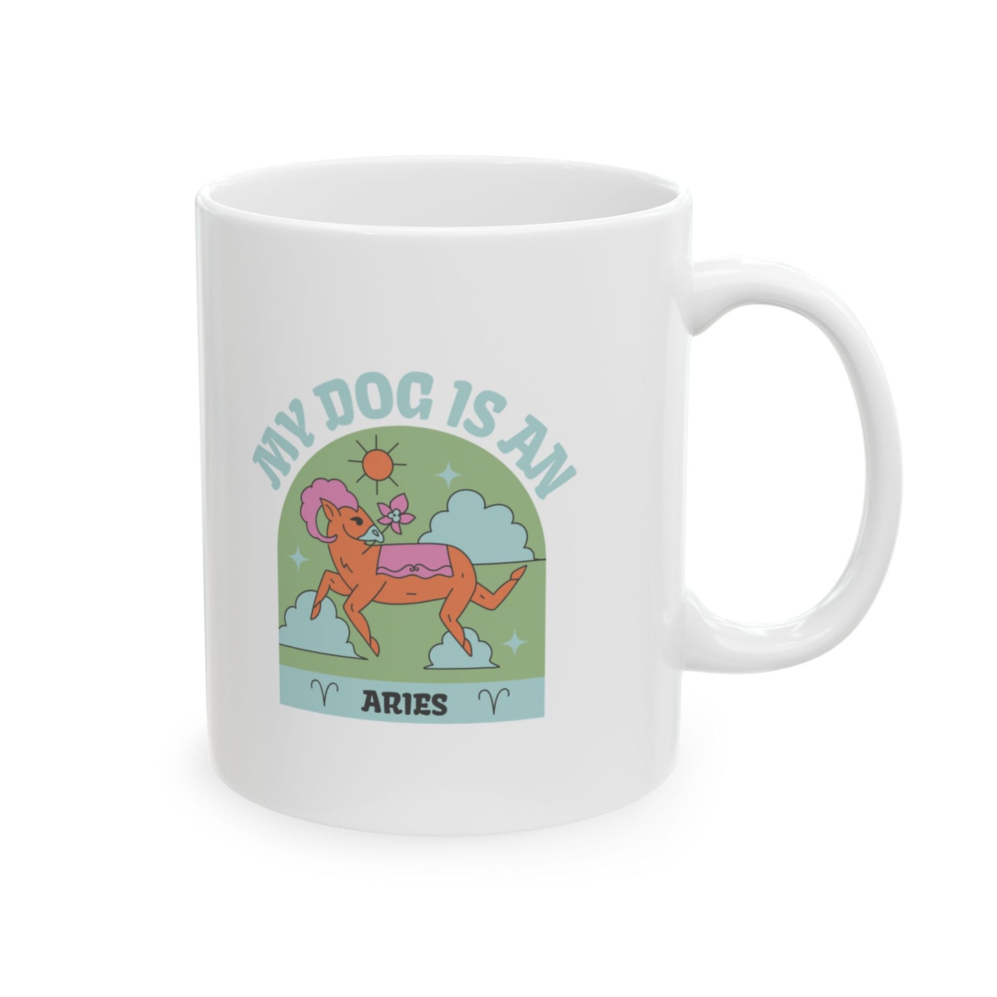 My Dog is an Aries Mug