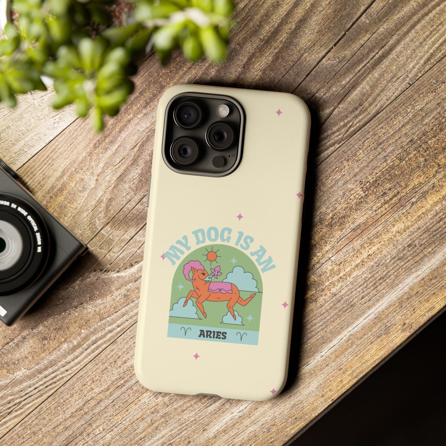 My Dog is an Aries Phone Case
