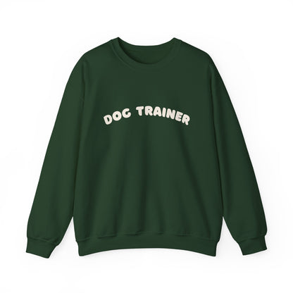 Dog Trainer Crewneck Sweatshirt | White text