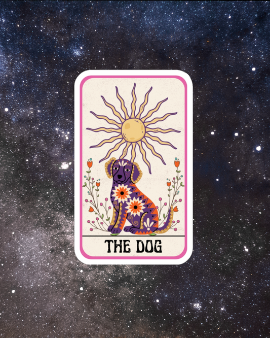 The Dog Tarot Card Sticker