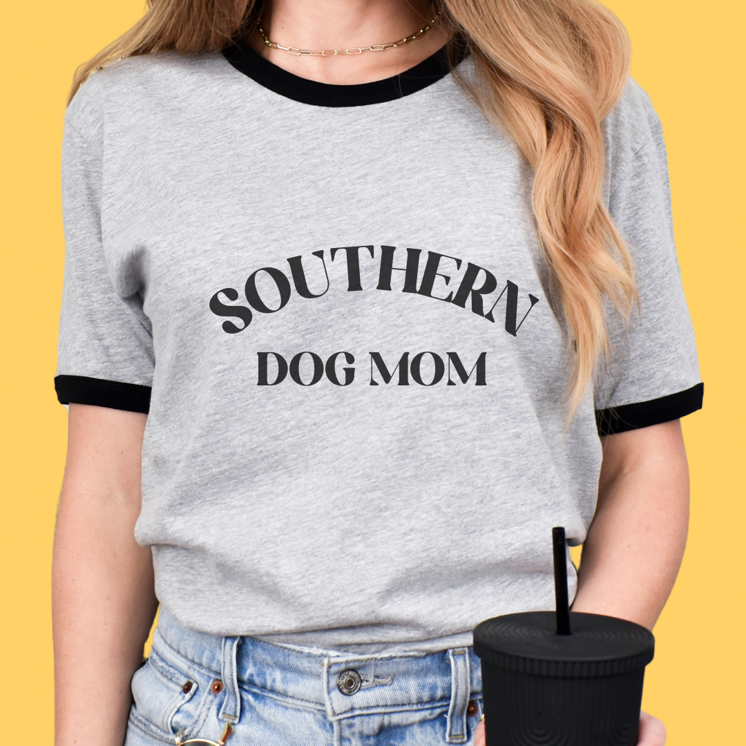 Southern Dog Mom Ringer T-Shirt