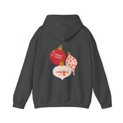 Ornament Hoodie, Ornament Christmas Sweatshirt, Ornament Sweatshirt, Peace Love Dogs, Love Dogs, Dog Mom Gift, Dog Person, Dog Mom Gifts