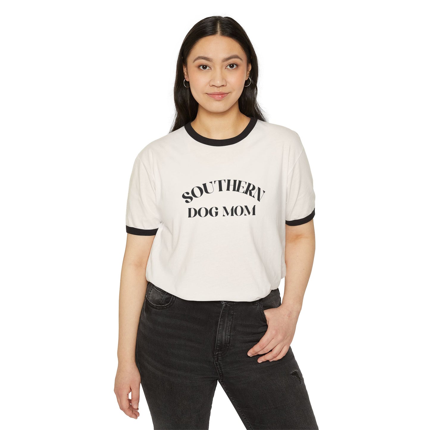 Southern Dog Mom Ringer T-Shirt