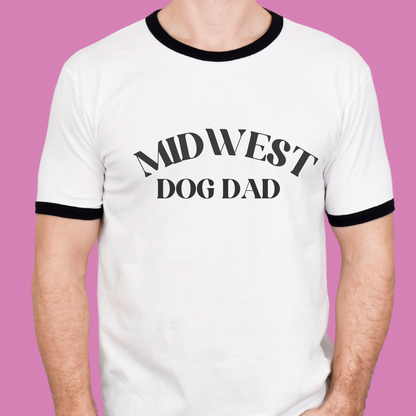 Midwest Dog Dad Ringer T-Shirt