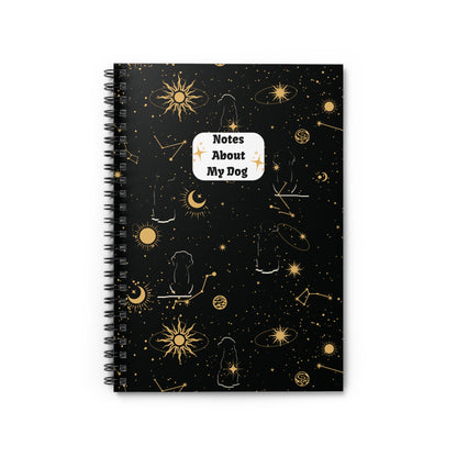 Celestial Notes About My Dog Notebook