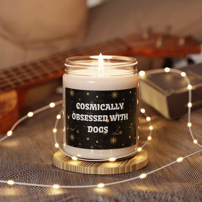 Cosmically Obsessed with Dogs Candle