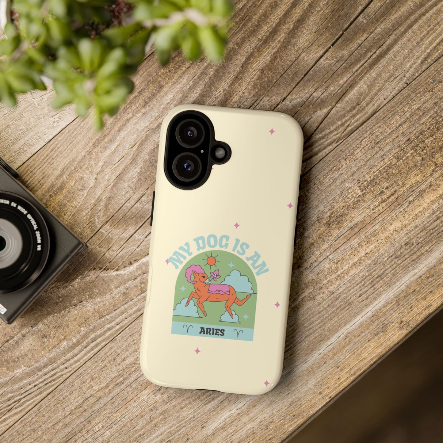 My Dog is an Aries Phone Case