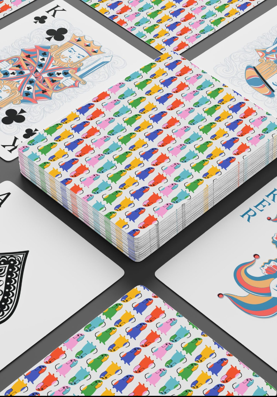 Dog Parade Playing Cards