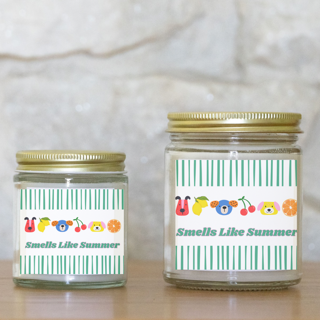 “Smells Like Summer” Candle 🕯️🍊🐶☀️