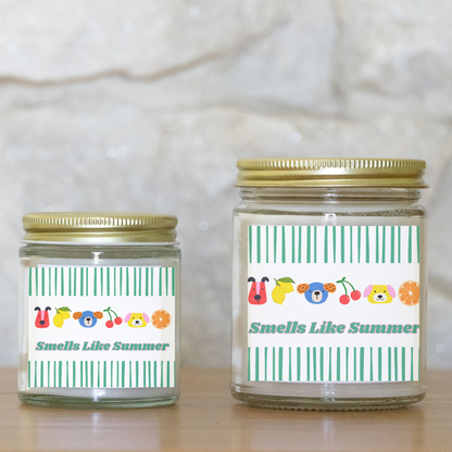 “Smells Like Summer” Candle 🕯️🍊🐶☀️