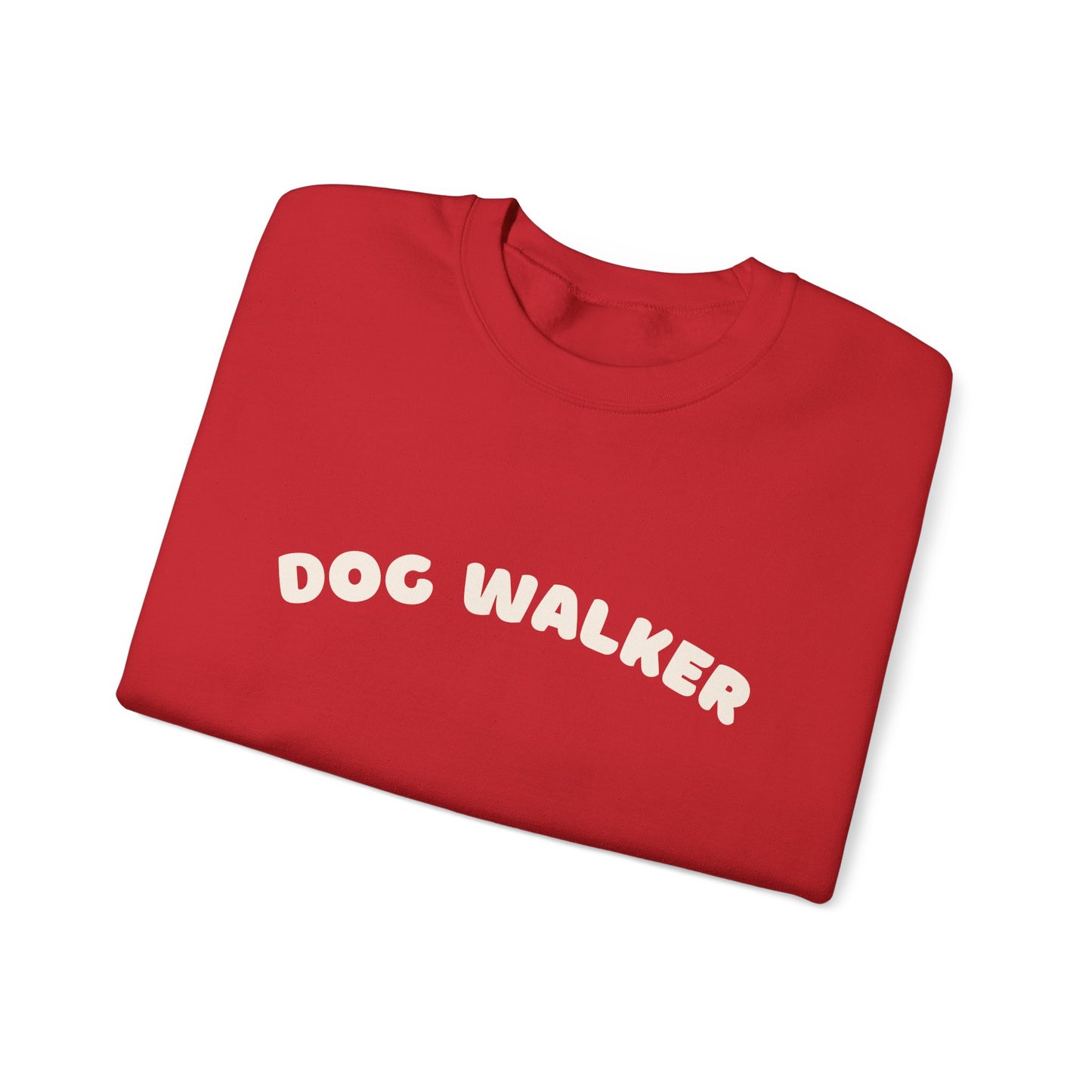 Dog Walker Crewneck Sweatshirt | white text