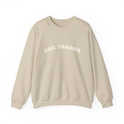 Dog Trainer Crewneck Sweatshirt | White text