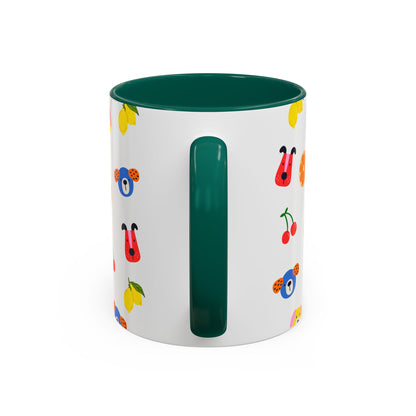 Fruit & Pup Mug – 11oz 🍓🐶☕