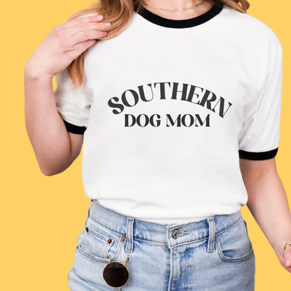 Southern Dog Mom Ringer T-Shirt