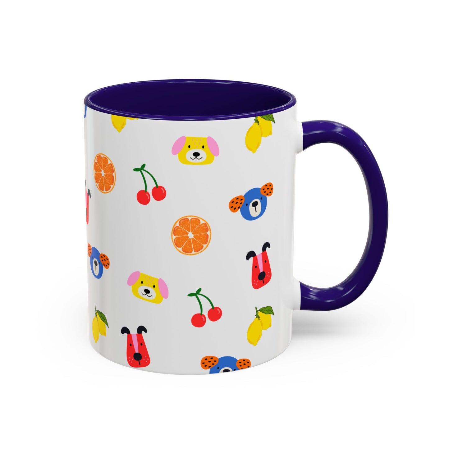 Fruit & Pup Mug – 11oz 🍓🐶☕