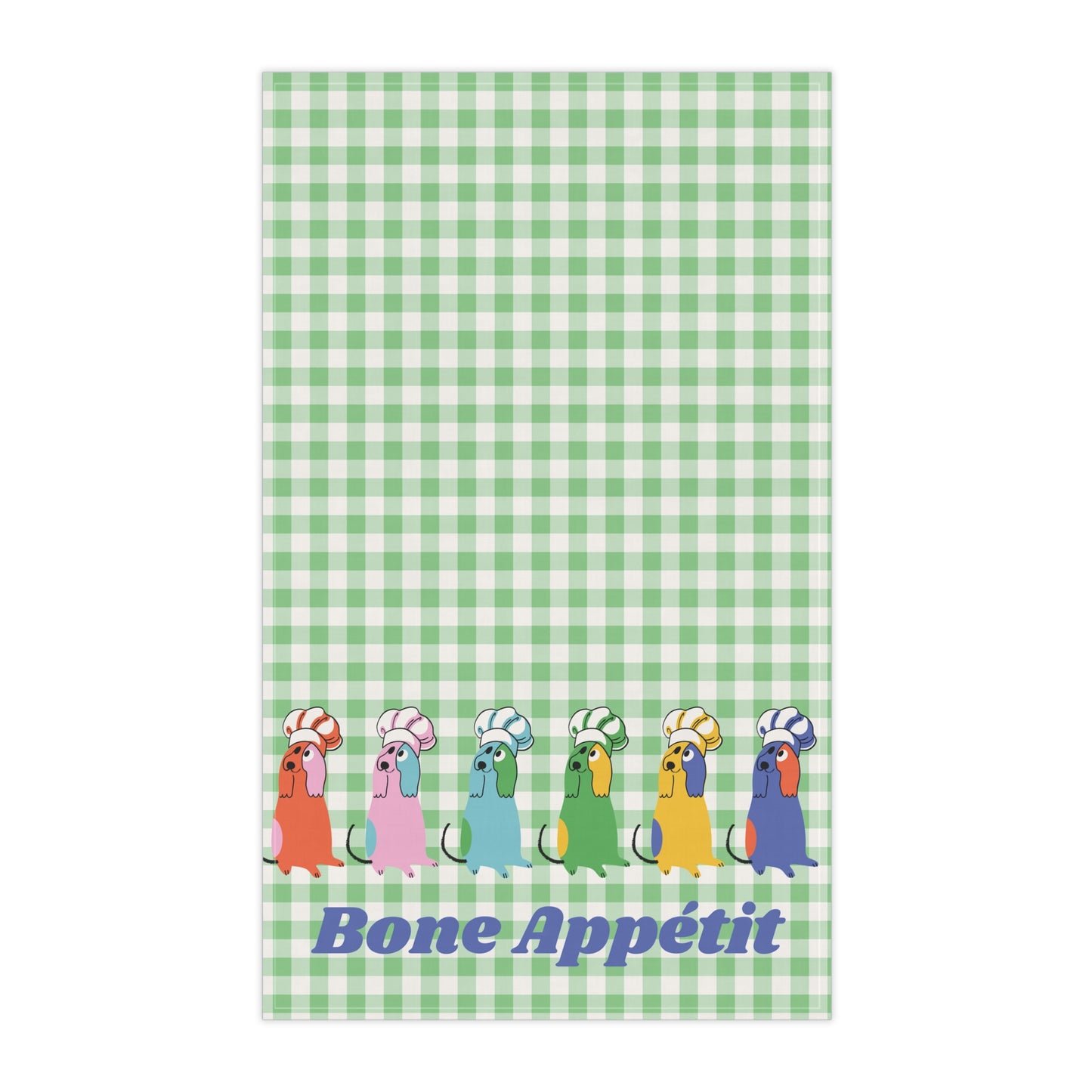 Gingham Bone Appetit Dish Towel