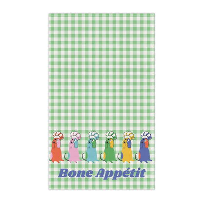 Gingham Bone Appetit Dish Towel