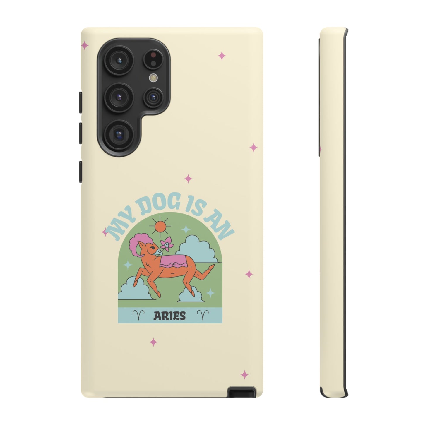 My Dog is an Aries Phone Case
