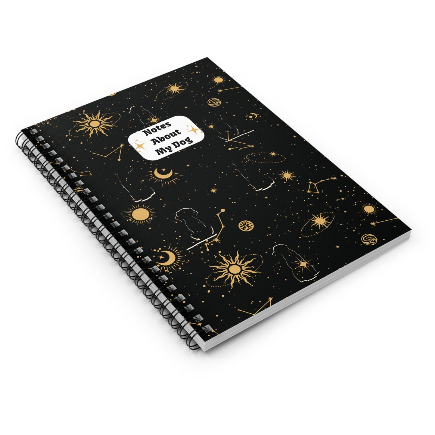 Celestial Notes About My Dog Notebook