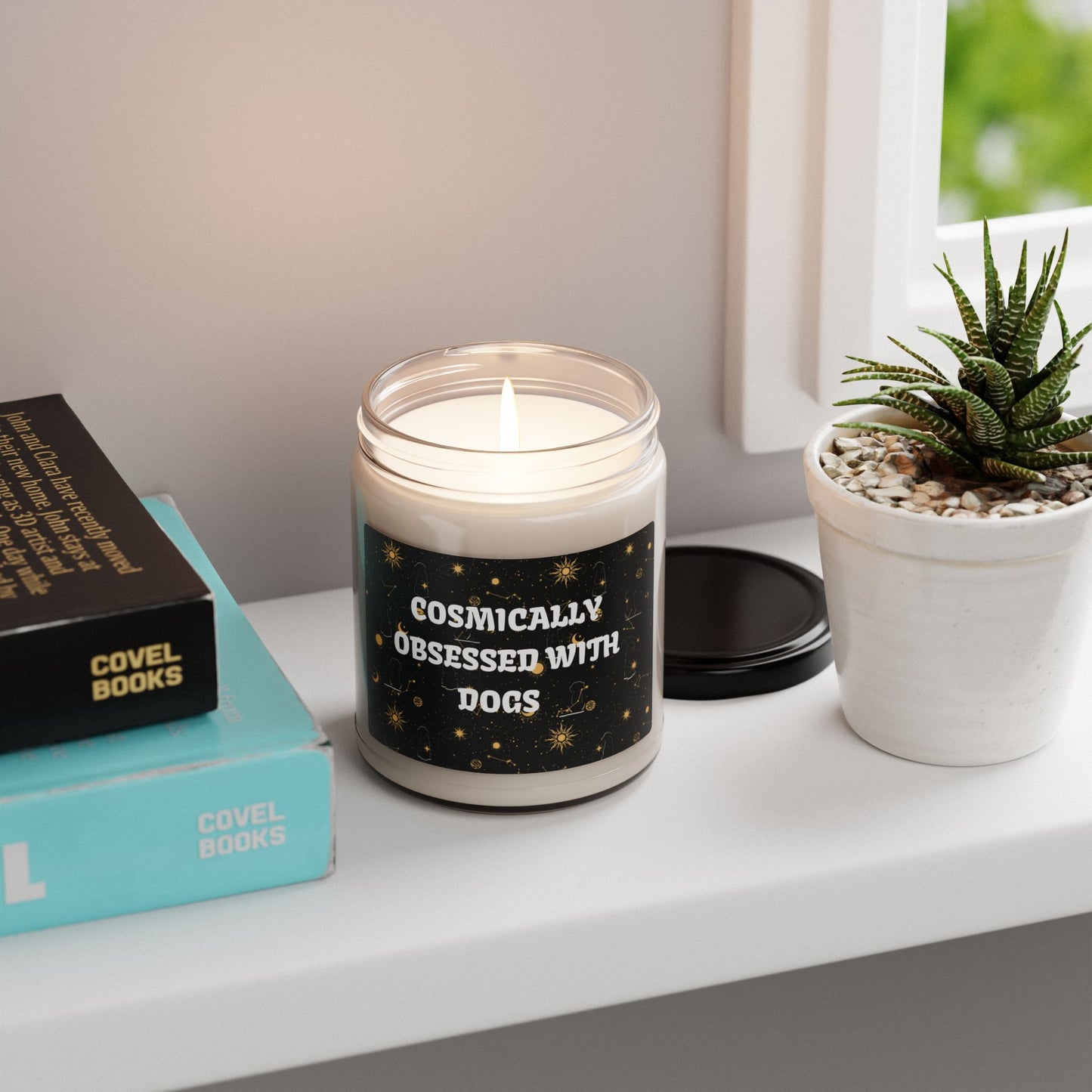 Cosmically Obsessed with Dogs Candle