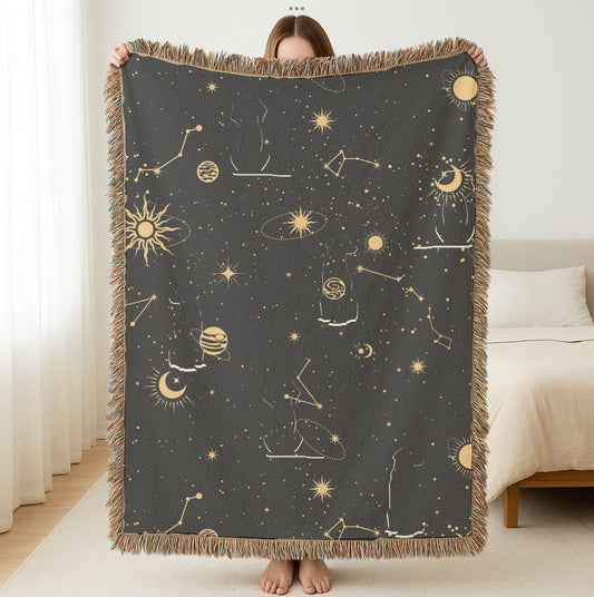 Celestial Woven Blanket
