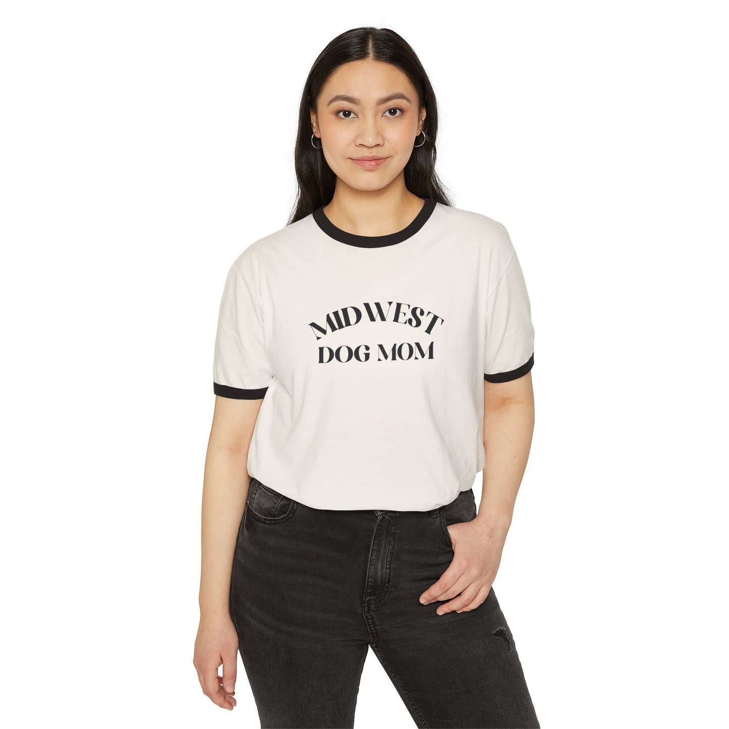 Midwest Dog Mom Ringer T-Shirt