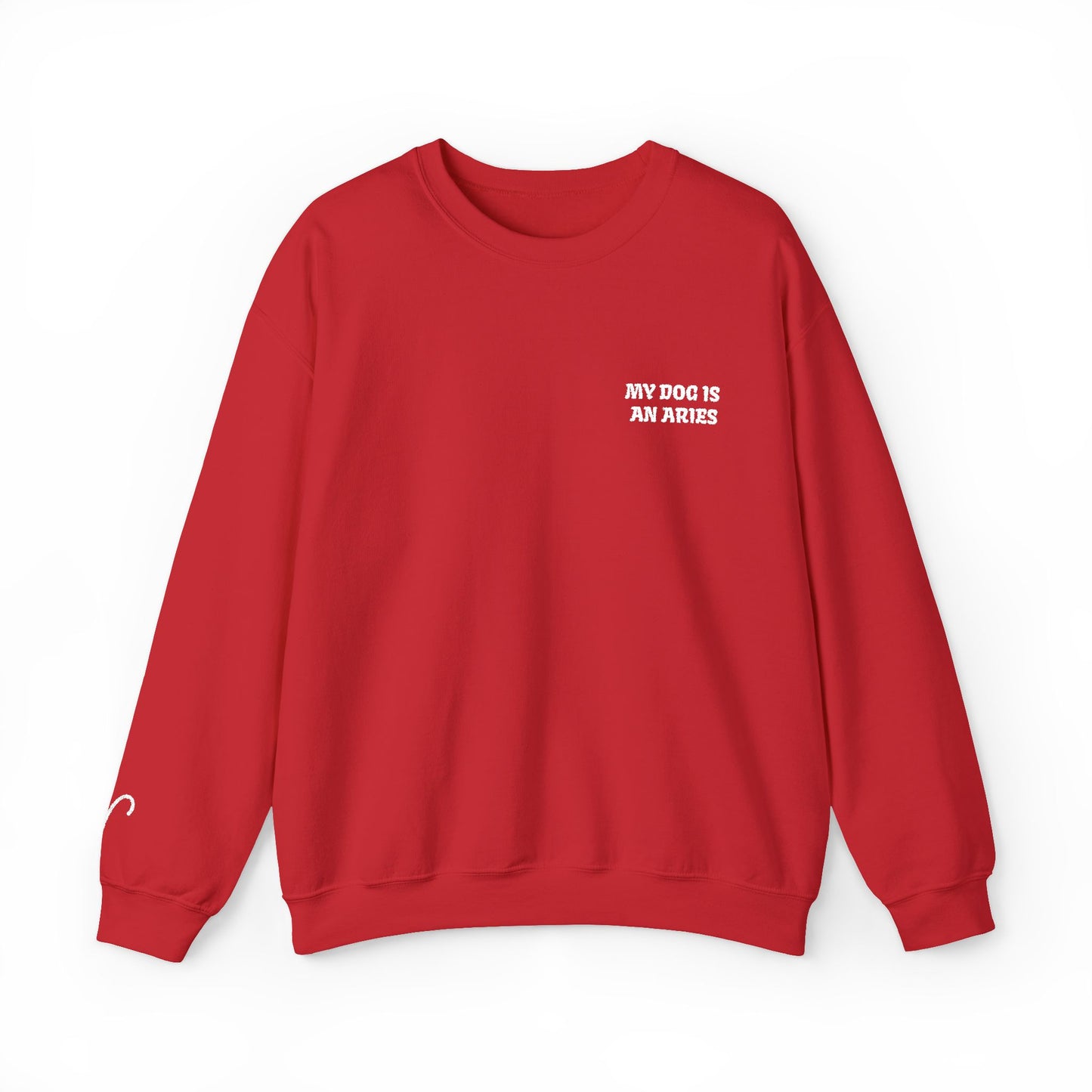 My Dog is an Aries Embroidered Sweatshirt