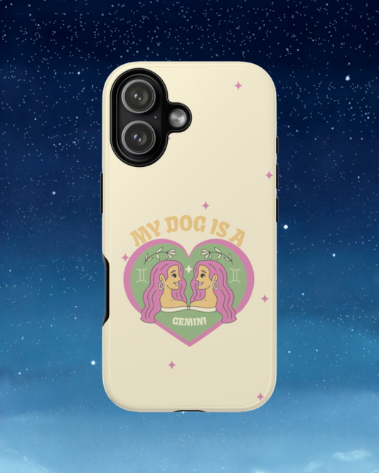 My Dog is a Gemini Phone Case