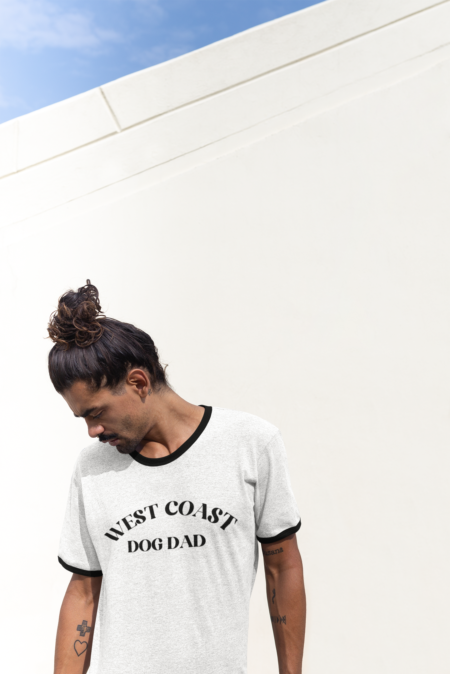 West Coast Dog Dad Ringer T-Shirt