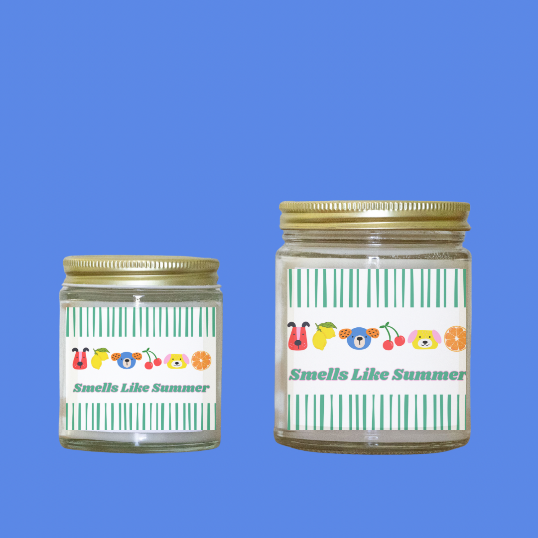 “Smells Like Summer” Candle 🕯️🍊🐶☀️