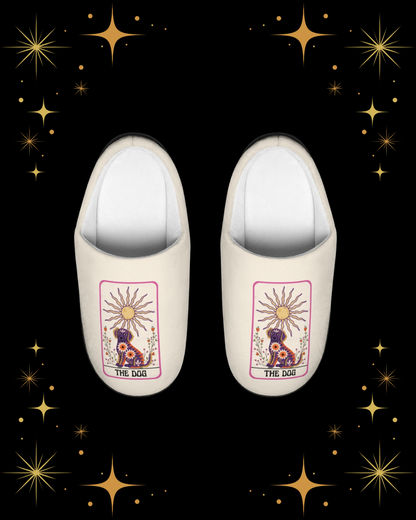 The Dog Tarot Card Slippers