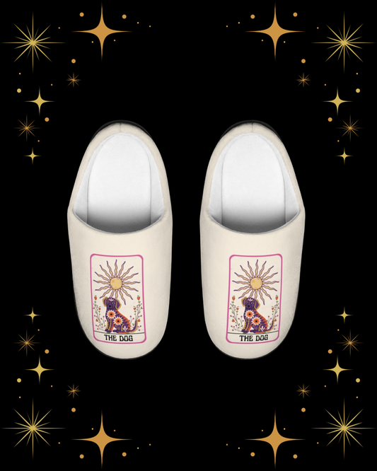 The Dog Tarot Card Slippers