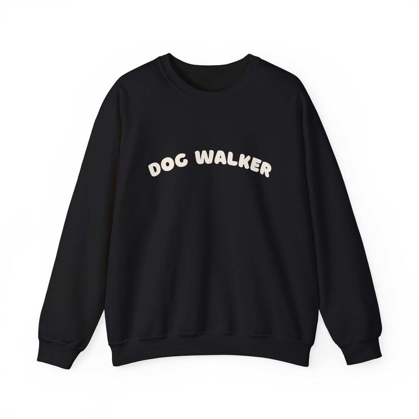 Dog Walker Crewneck Sweatshirt | white text