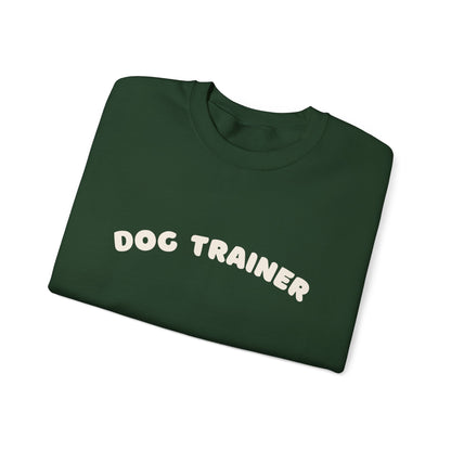 Dog Trainer Crewneck Sweatshirt | White text