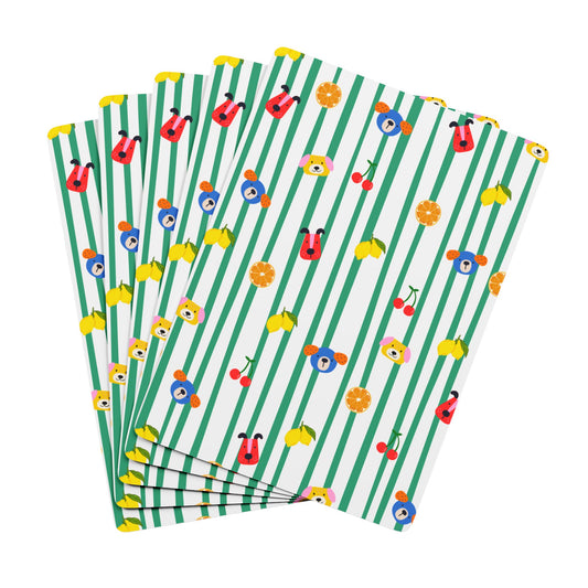 Fruits and Pups Playing Cards