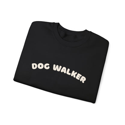 Dog Walker Crewneck Sweatshirt | white text