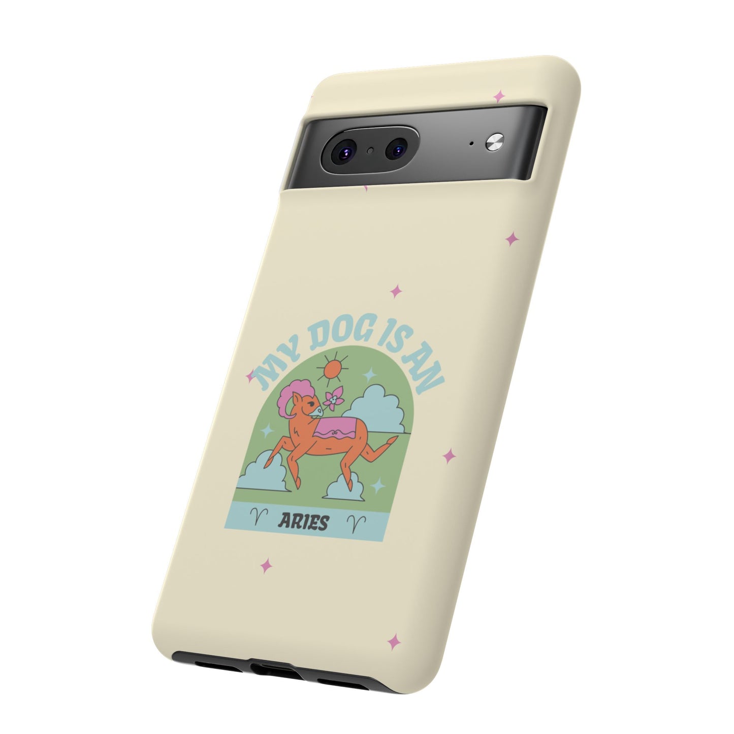 My Dog is an Aries Phone Case