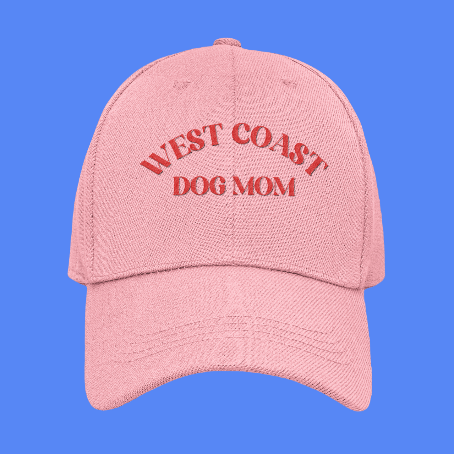Embroidered West Coast Dog Mom Hat