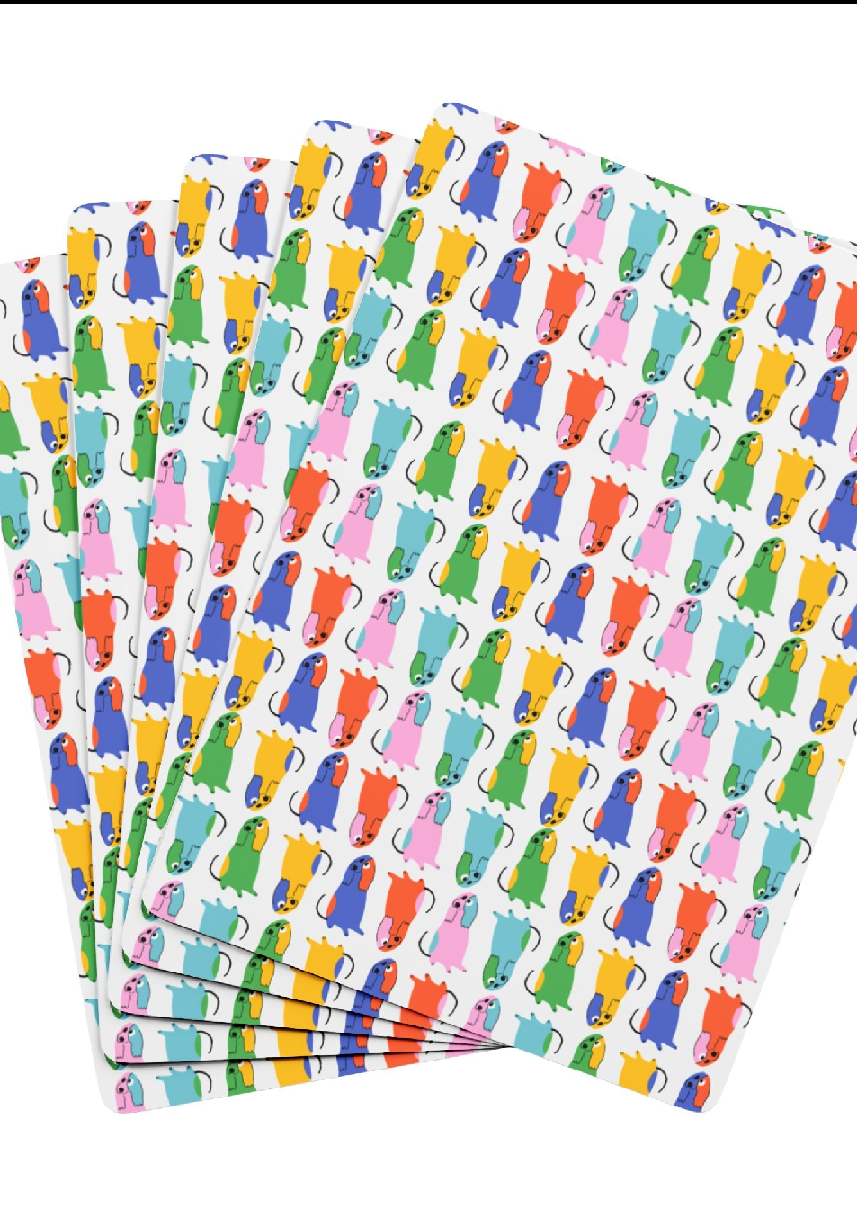 Dog Parade Playing Cards