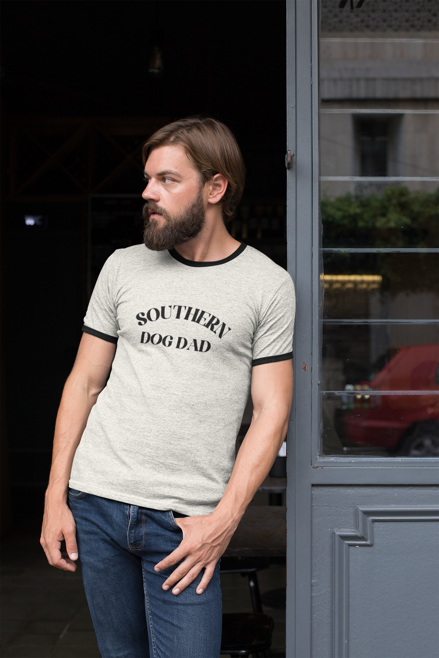 Southern Dog Dad Ringer T-Shirt