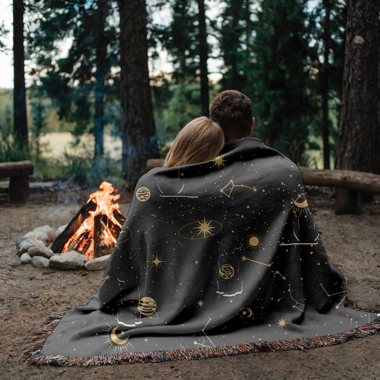 Celestial Woven Blanket