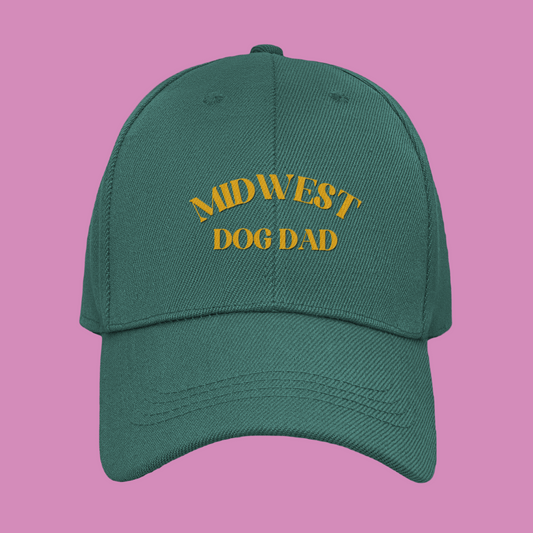 Embroidered Midwest Dog Dad Hat