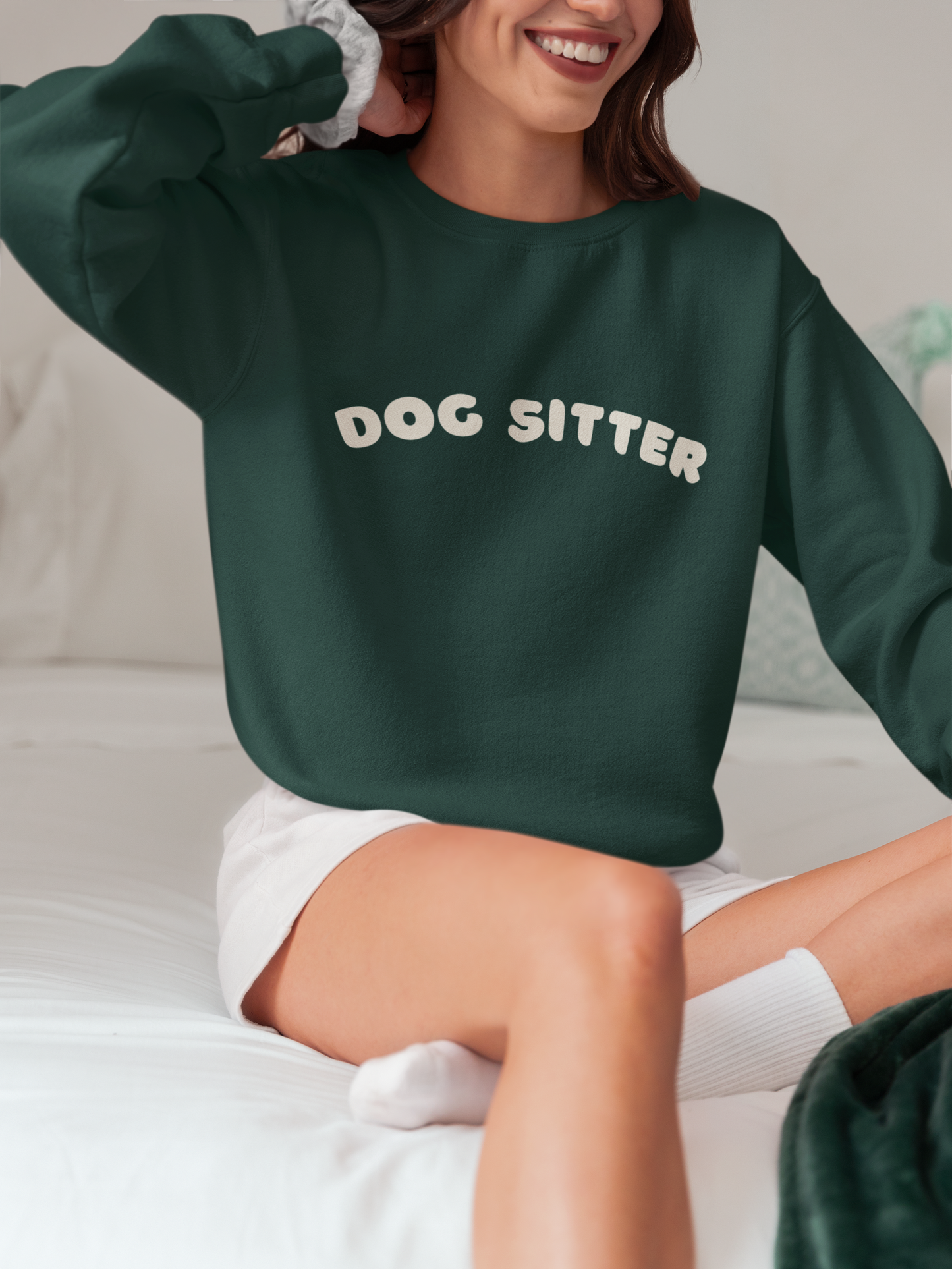 Dog Sitter sweatshirt | White text