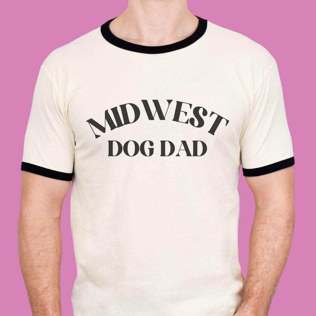 Midwest Dog Dad Ringer T-Shirt