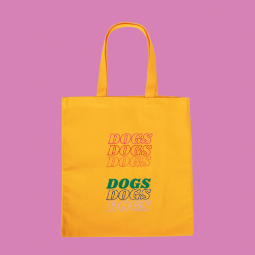 DOGS, DOGS, DOGS TOTE