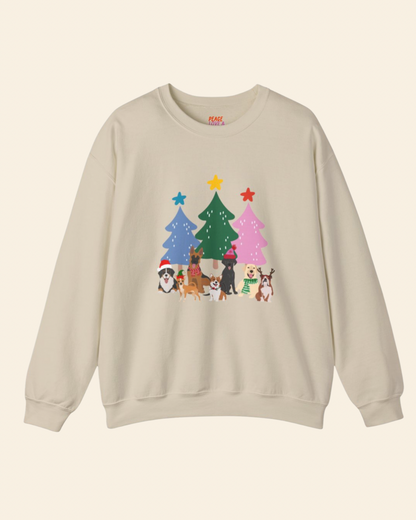 Dog Mom Christmas Sweatshirt