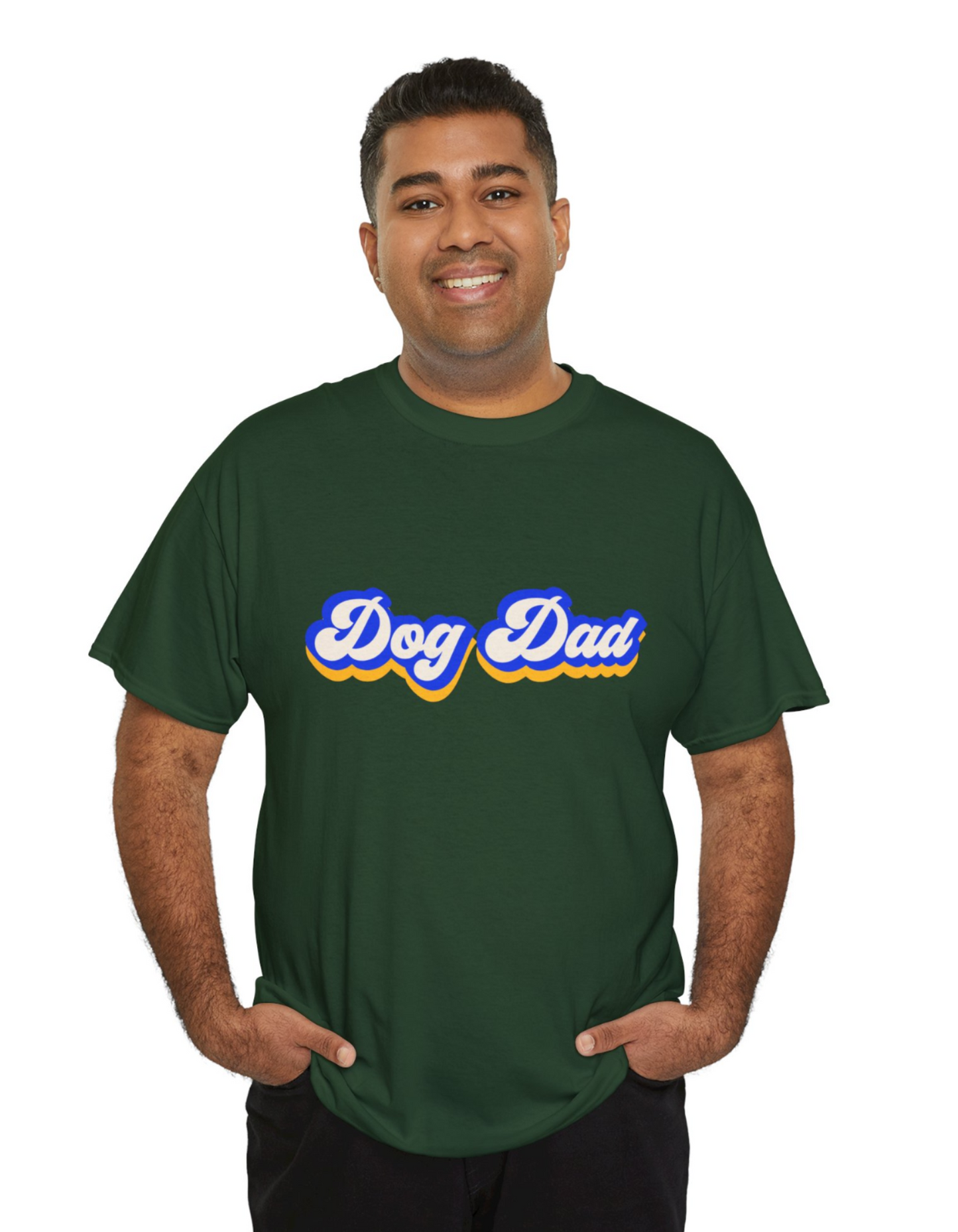 DOG DAD UNISEX T-SHIRT- HUNTER GREEN