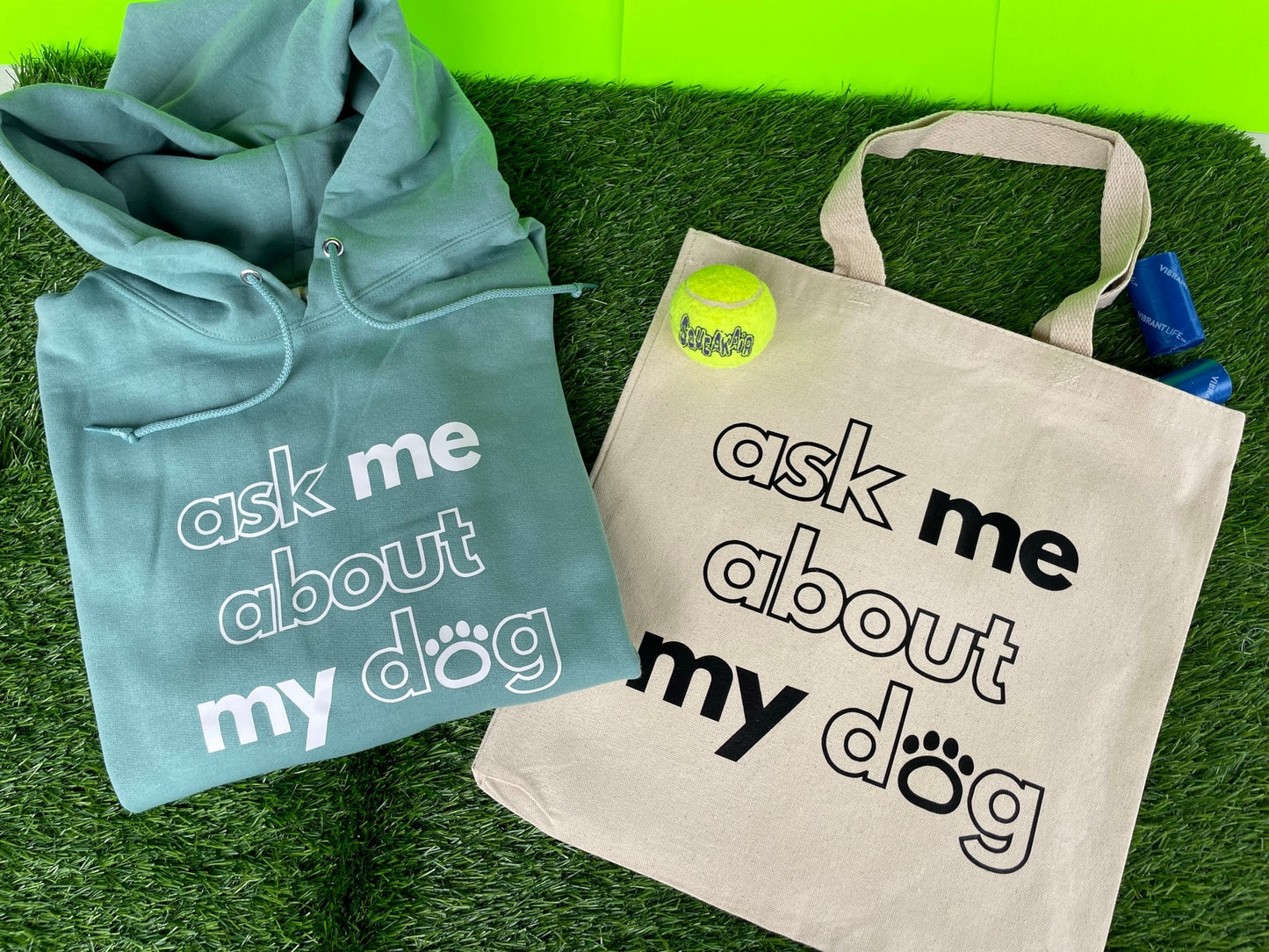ASK ME ABOUT MY DOG TOTE